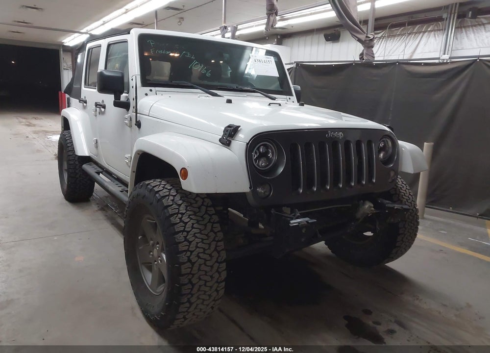 2015 JEEP WRANGLER UNLIMITED FREEDOM EDITION VIN: 1C4BJWDG6FL619595