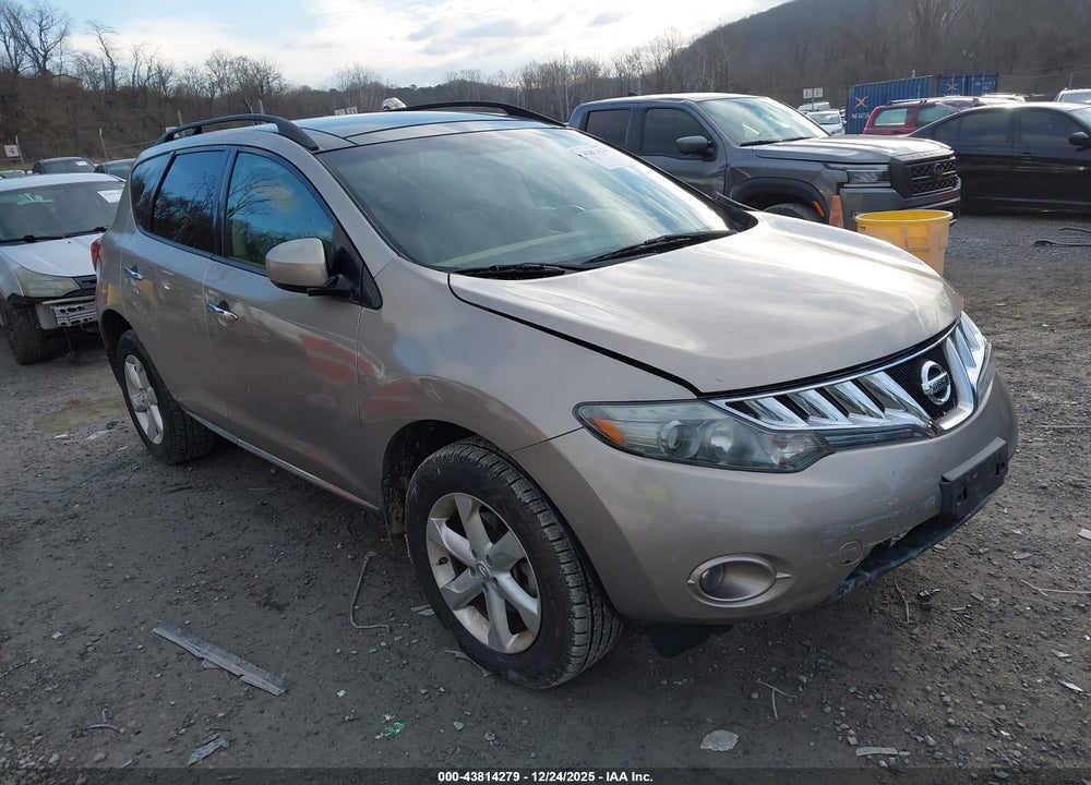 2010 NISSAN MURANO SL VIN: JN8AZ1MU5AW002018