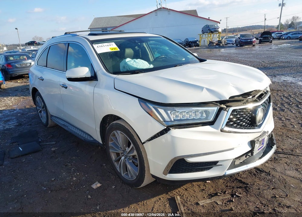 2017 ACURA MDX TECHNOLOGY PACKAGE VIN: 5FRYD4H57HB038562