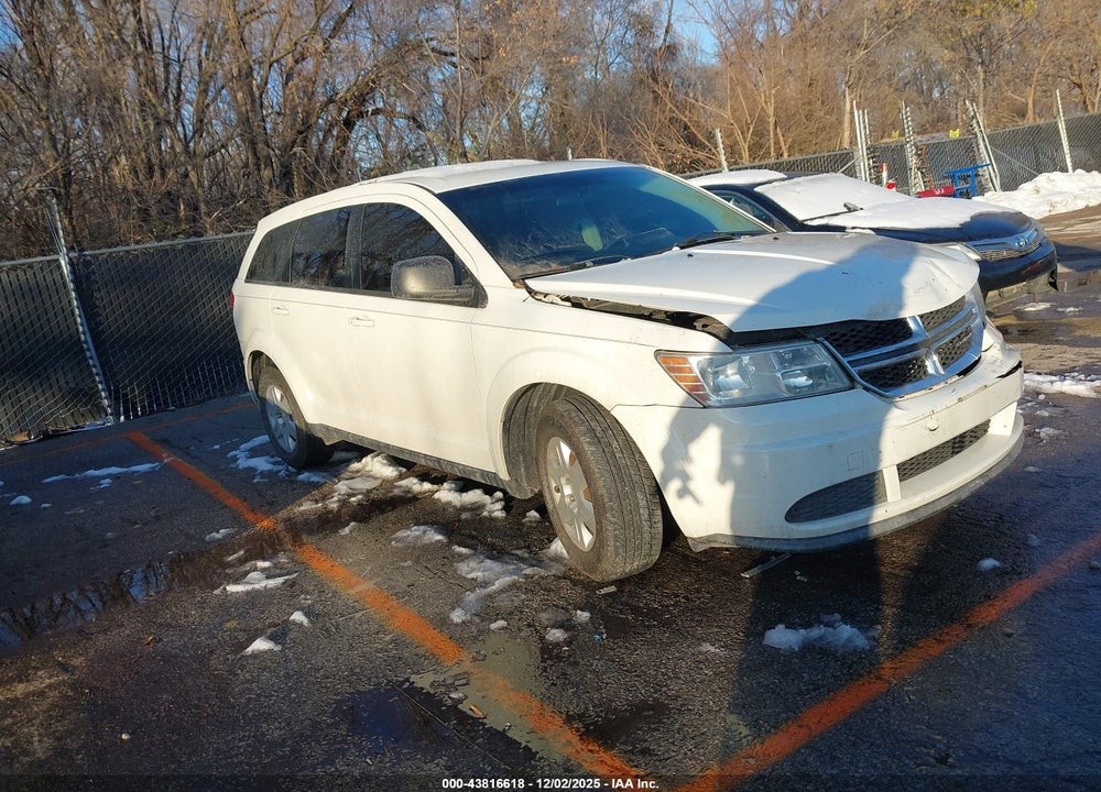 2012 DODGE JOURNEY SE/AVP VIN: 3C4PDCAB9CT203710
