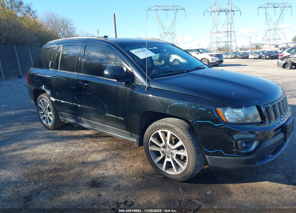 2017 JEEP COMPASS SPORT SE FWD VIN: 1C4NJCBA2HD166695
