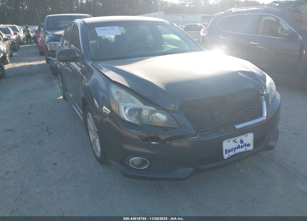 2013 SUBARU LEGACY 2.5I LIMITED VIN: 4S3BMCJ69D3005333