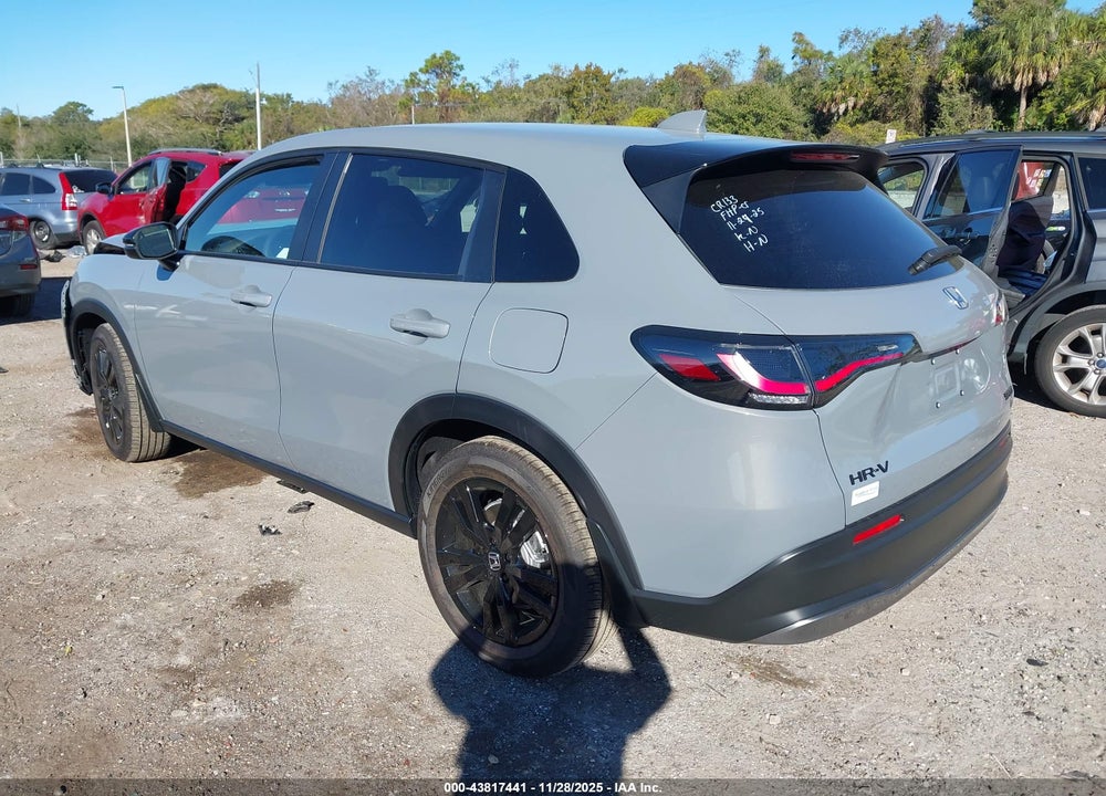 2026 HONDA HR-V 2WD SPORT VIN: 3CZRZ1H52TM718423