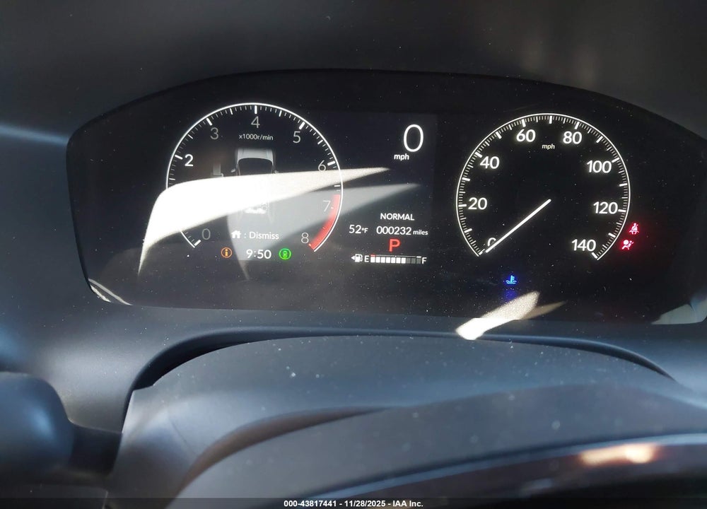 2026 HONDA HR-V 2WD SPORT VIN: 3CZRZ1H52TM718423