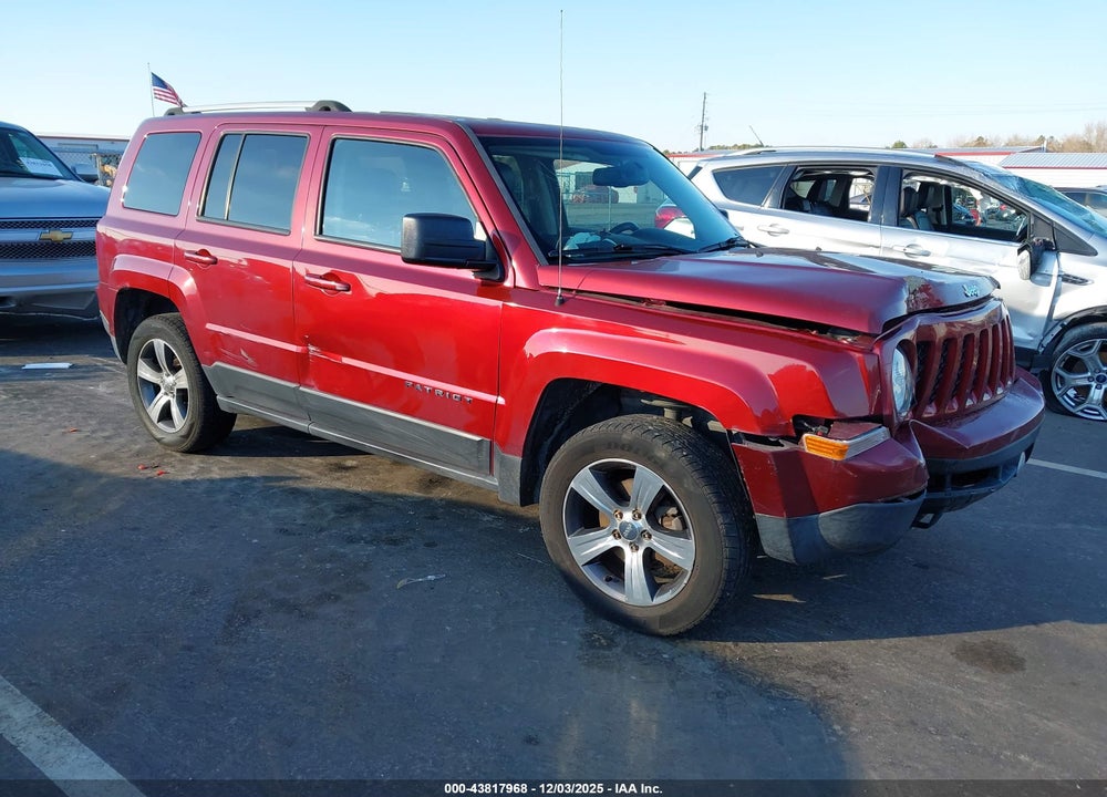 2016 JEEP PATRIOT HIGH ALTITUDE EDITION VIN: 1C4NJRFB4GD658813