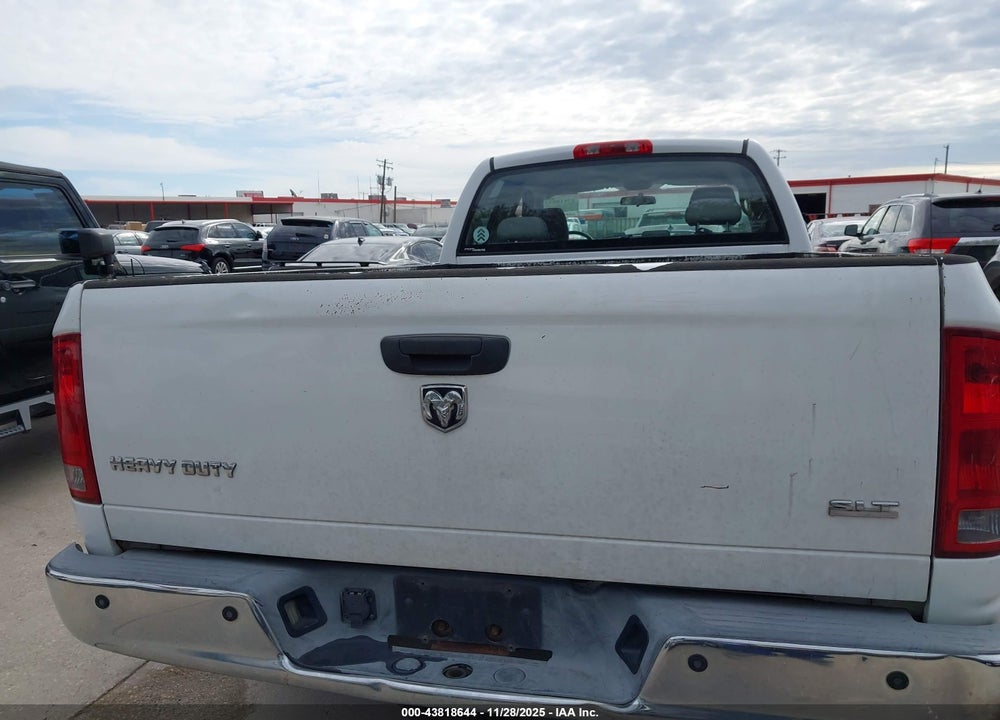 2006 DODGE RAM 2500 SLT/SPORT VIN: 3D7KR28C96G118101