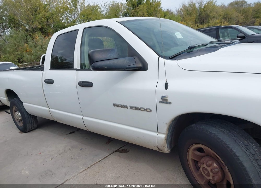 2006 DODGE RAM 2500 SLT/SPORT VIN: 3D7KR28C96G118101