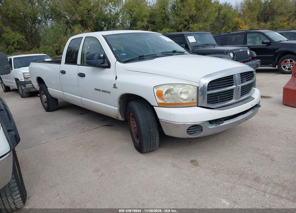 2006 DODGE RAM 2500 SLT/SPORT VIN: 3D7KR28C96G118101