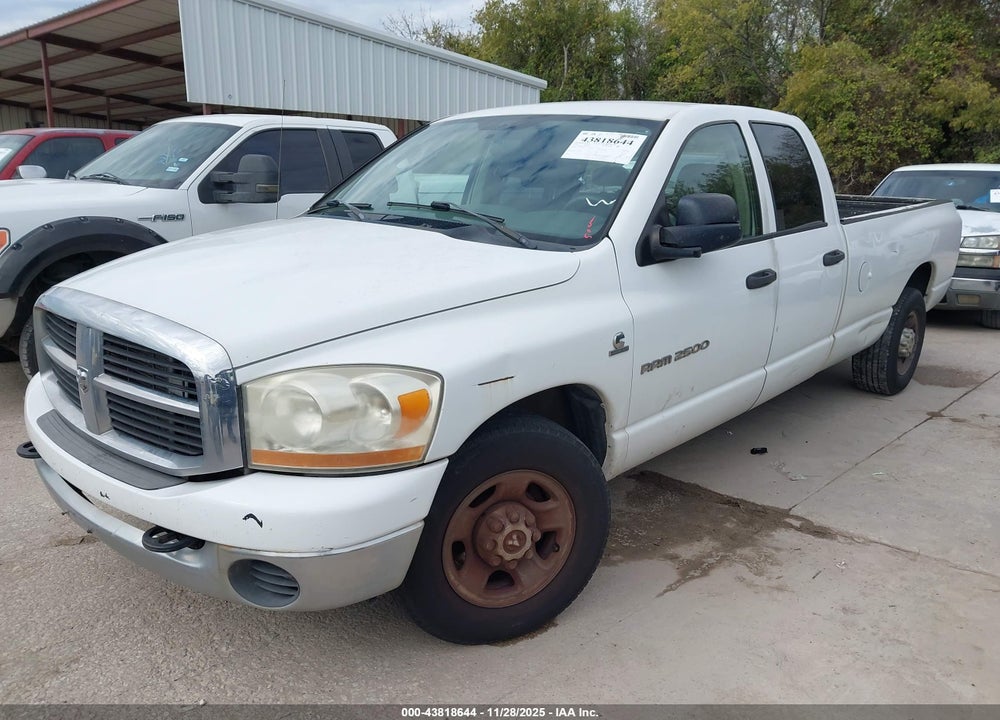 2006 DODGE RAM 2500 SLT/SPORT VIN: 3D7KR28C96G118101