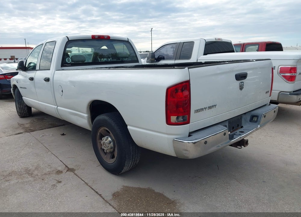 2006 DODGE RAM 2500 SLT/SPORT VIN: 3D7KR28C96G118101