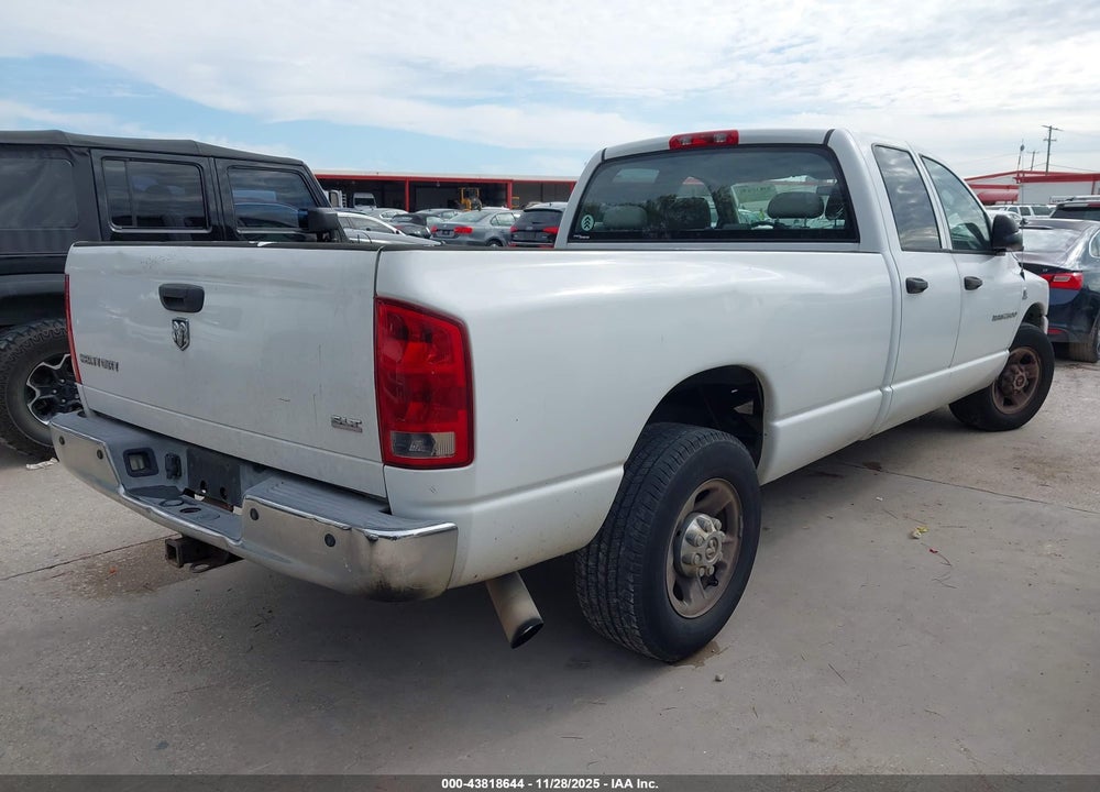 2006 DODGE RAM 2500 SLT/SPORT VIN: 3D7KR28C96G118101