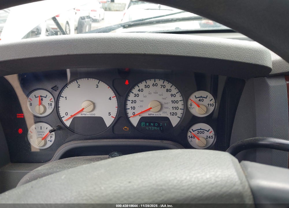 2006 DODGE RAM 2500 SLT/SPORT VIN: 3D7KR28C96G118101