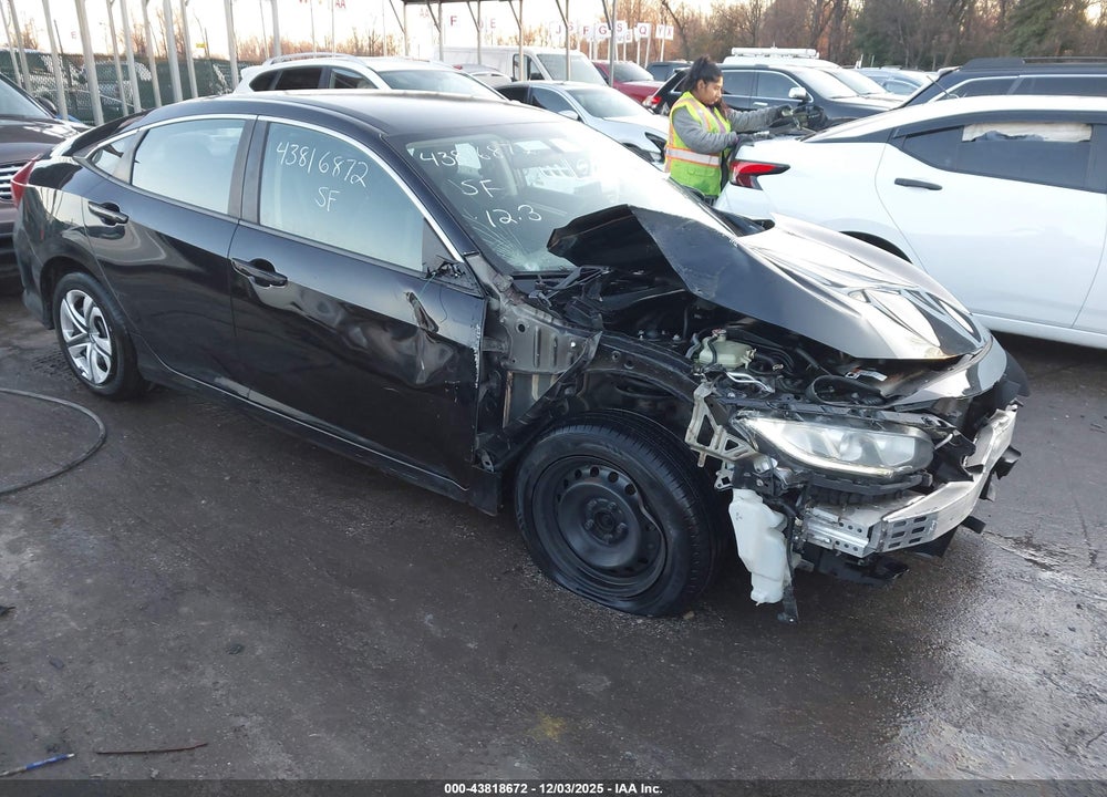 2016 HONDA CIVIC LX VIN: 19XFC2F55GE037160