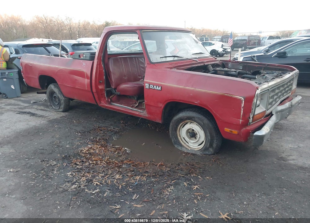 1982 DODGE D-SERIES D150 VIN: 1B7FD14E1CS214787