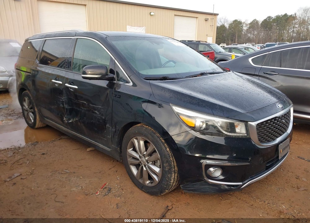 2016 KIA SEDONA SX LUXURY VIN: KNDME5C12G6117509