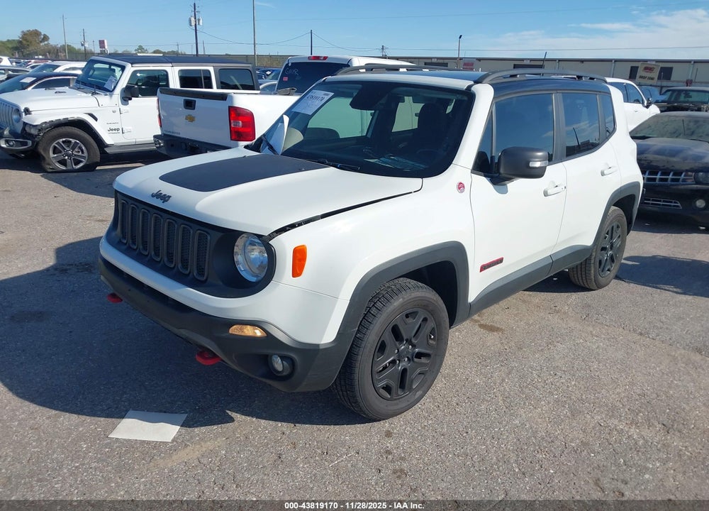 2018 JEEP RENEGADE TRAILHAWK 4X4 VIN: ZACCJBCB6JPJ00647