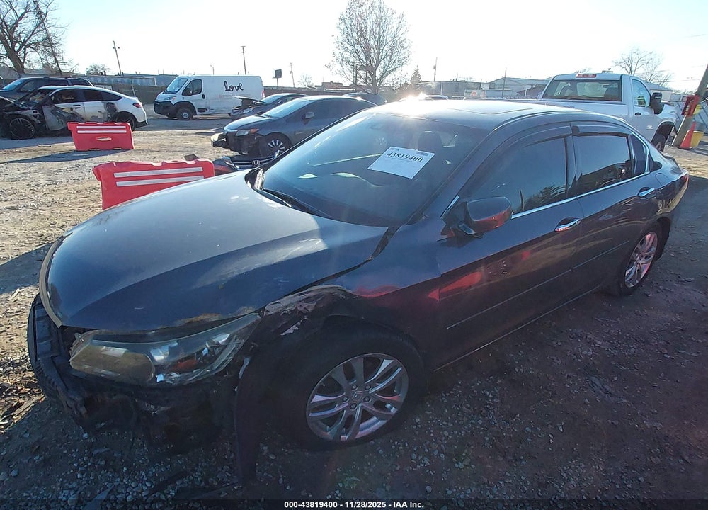 2014 HONDA ACCORD EX-L V-6 VIN: 1HGCR3F87EA039611