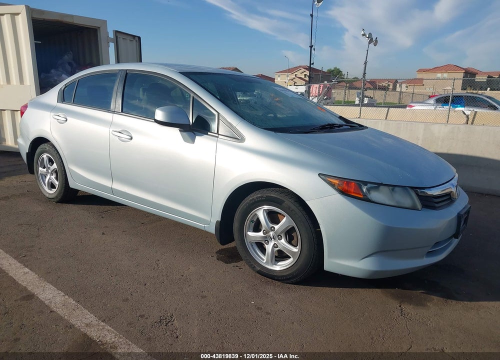 2012 HONDA CIVIC NATURAL GAS VIN: 19XFB5F59CE002491