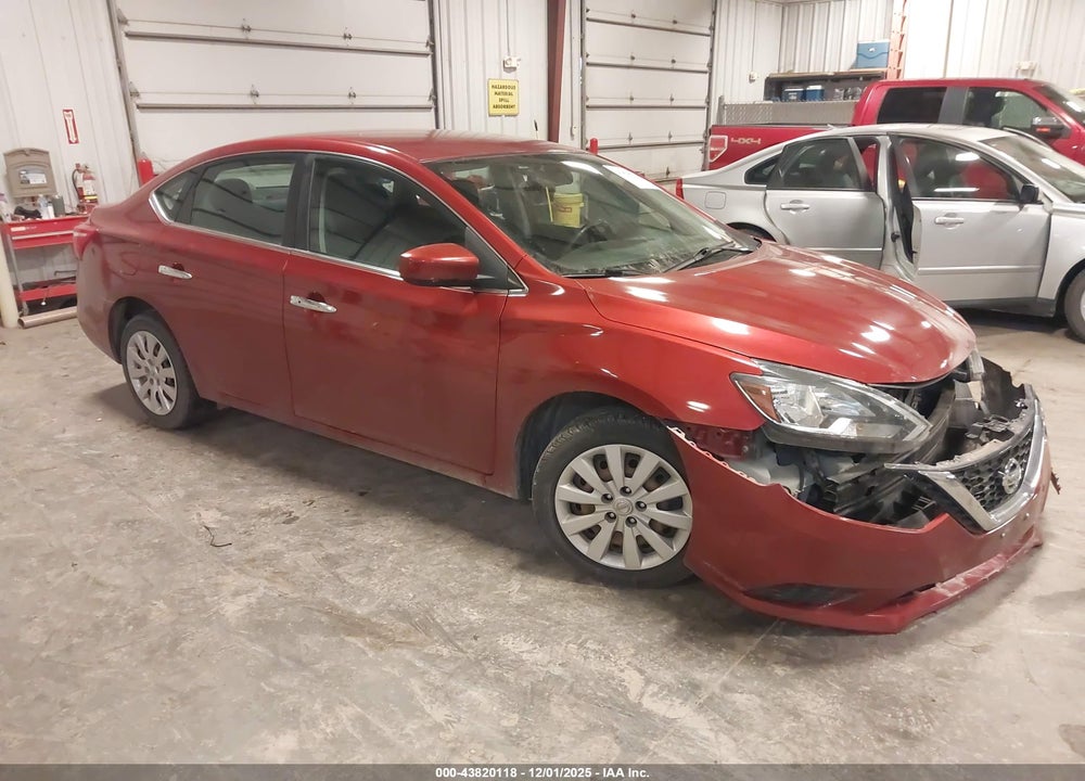 2017 NISSAN SENTRA SV VIN: 3N1AB7AP0HL651956