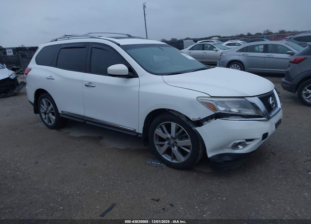 2013 NISSAN PATHFINDER PLATINUM VIN: 5N1AR2MN1DC675447