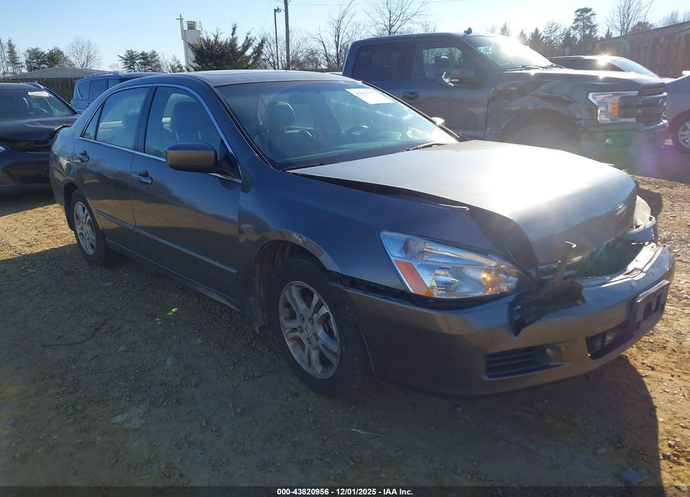 2007 HONDA ACCORD 2.4 EX VIN: 1HGCM56897A088788