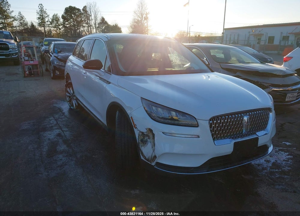 2022 LINCOLN CORSAIR STANDARD VIN: 5LMCJ1D9XNUL05491