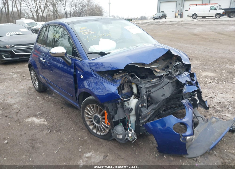 2012 FIAT 500 LOUNGE VIN: 3C3CFFCR0CT117727