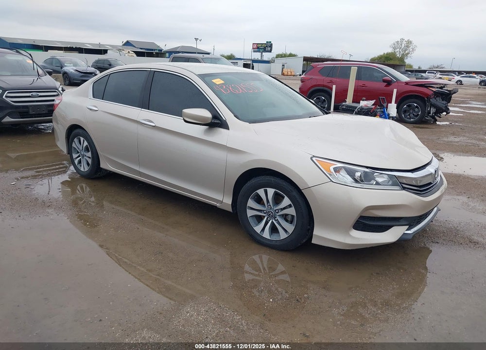 2016 HONDA ACCORD LX VIN: 1HGCR2F34GA020757