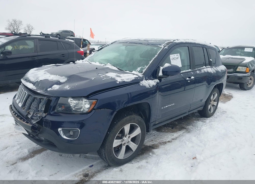2017 JEEP COMPASS HIGH ALTITUDE 4X4 VIN: 1C4NJDEB2HD103204
