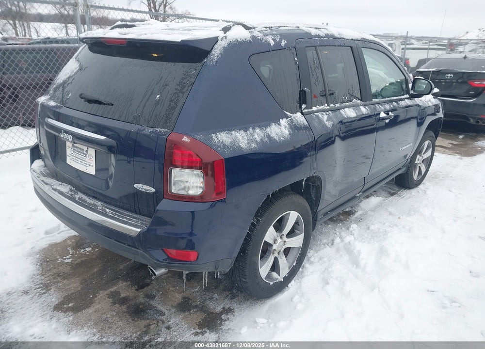2017 JEEP COMPASS HIGH ALTITUDE 4X4 VIN: 1C4NJDEB2HD103204