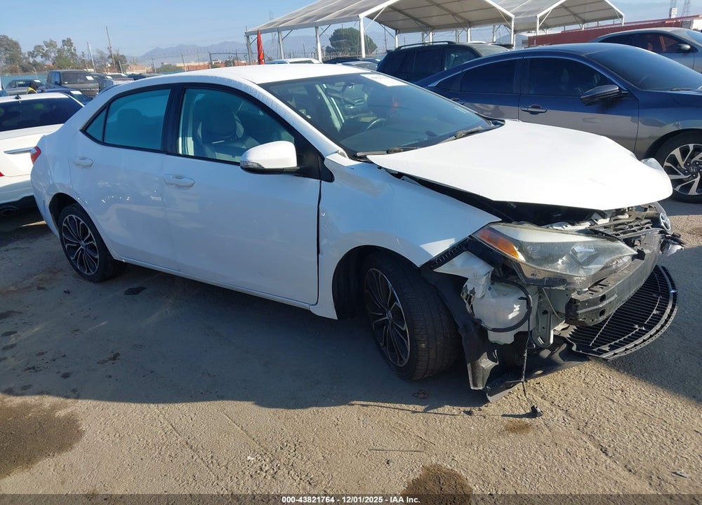2016 TOYOTA COROLLA S PLUS VIN: 5YFBURHE9GP548273