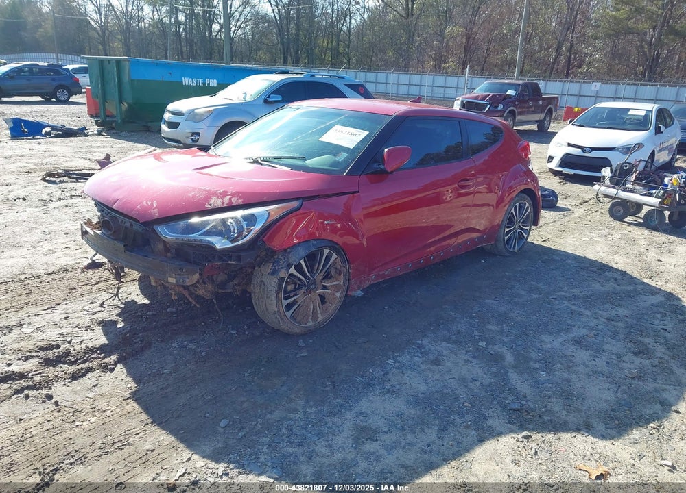 2017 HYUNDAI VELOSTER TURBO VIN: KMHTC6AE9HU308723