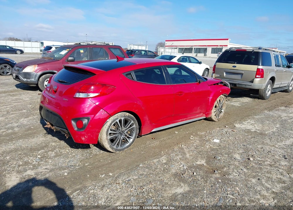 2017 HYUNDAI VELOSTER TURBO VIN: KMHTC6AE9HU308723