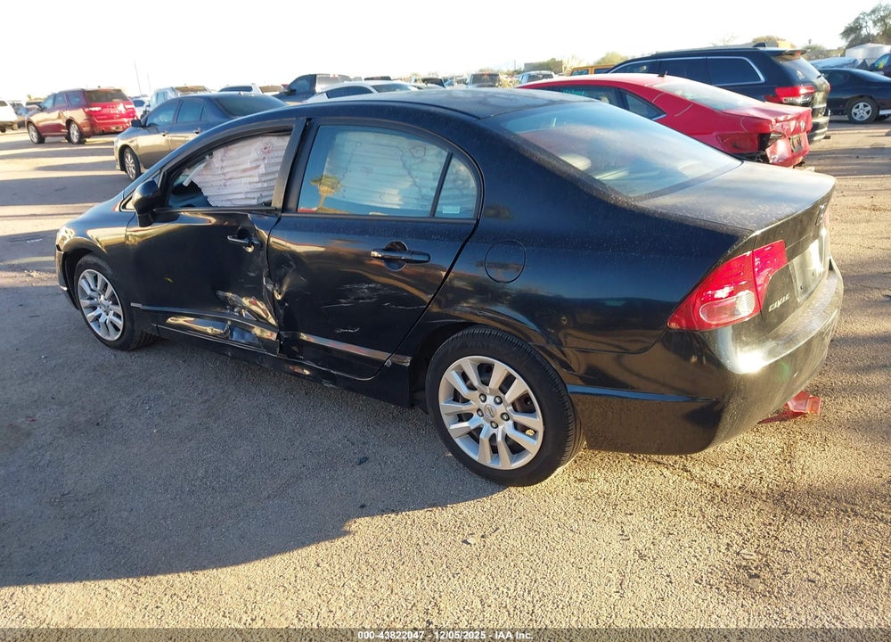 2008 HONDA CIVIC LX VIN: 2HGFA16578H343221