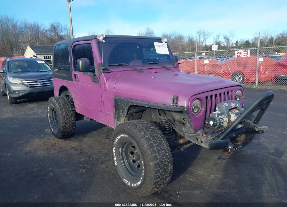 2003 JEEP WRANGLER SPORT VIN: 1J4FA49S93P364720