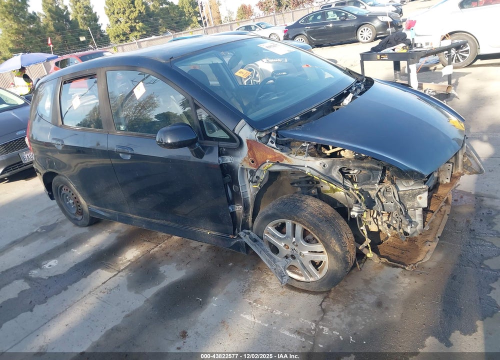 2008 HONDA FIT SPORT VIN: JHMGD38648S063209