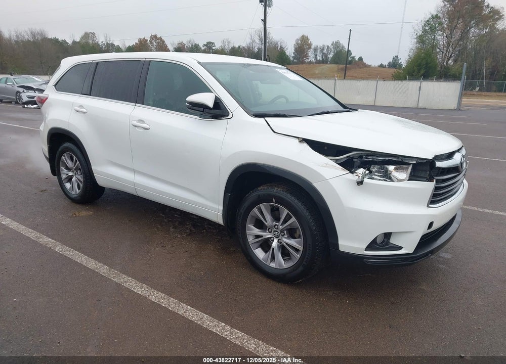 2016 TOYOTA HIGHLANDER LE PLUS V6 VIN: 5TDZKRFH2GS161136