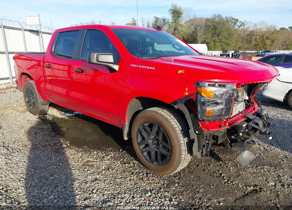 2025 CHEVROLET SILVERADO 1500 2WD  SHORT BED CUSTOM VIN: 1GCPABEK4SZ197156