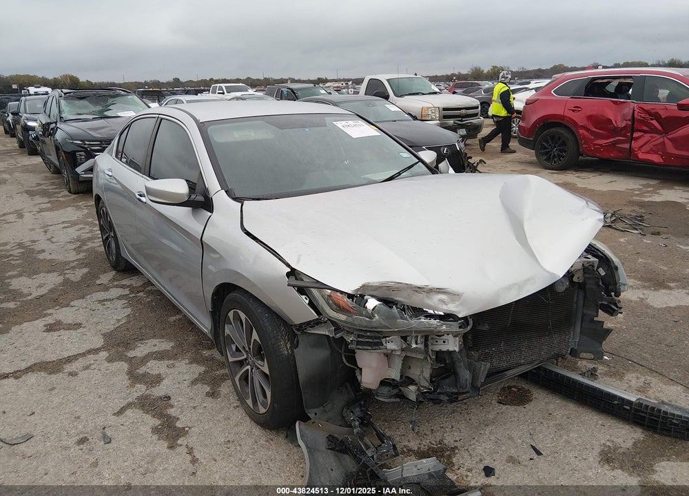 2015 HONDA ACCORD SPORT VIN: 1HGCR2F55FA123654