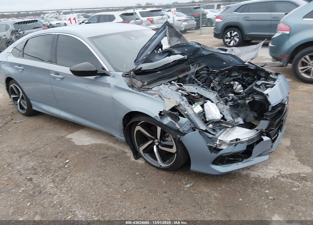 2022 HONDA ACCORD SPORT VIN: 1HGCV1F31NA044176