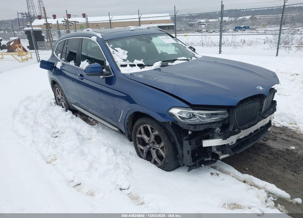 2022 BMW X3 XDRIVE30I VIN: 5UX53DP02N9L25664
