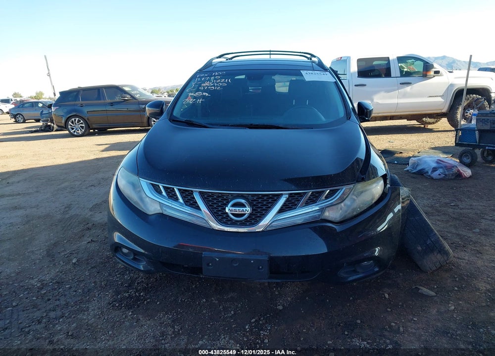 2012 NISSAN MURANO SL VIN: JN8AZ1MUXCW122111