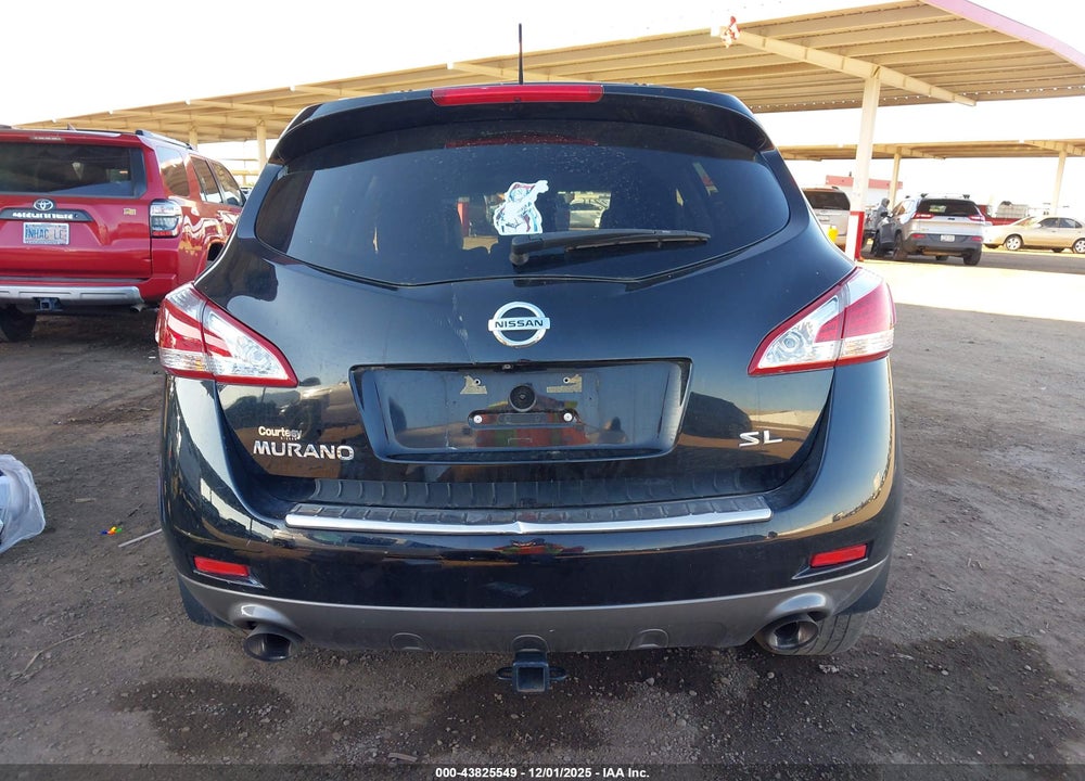 2012 NISSAN MURANO SL VIN: JN8AZ1MUXCW122111