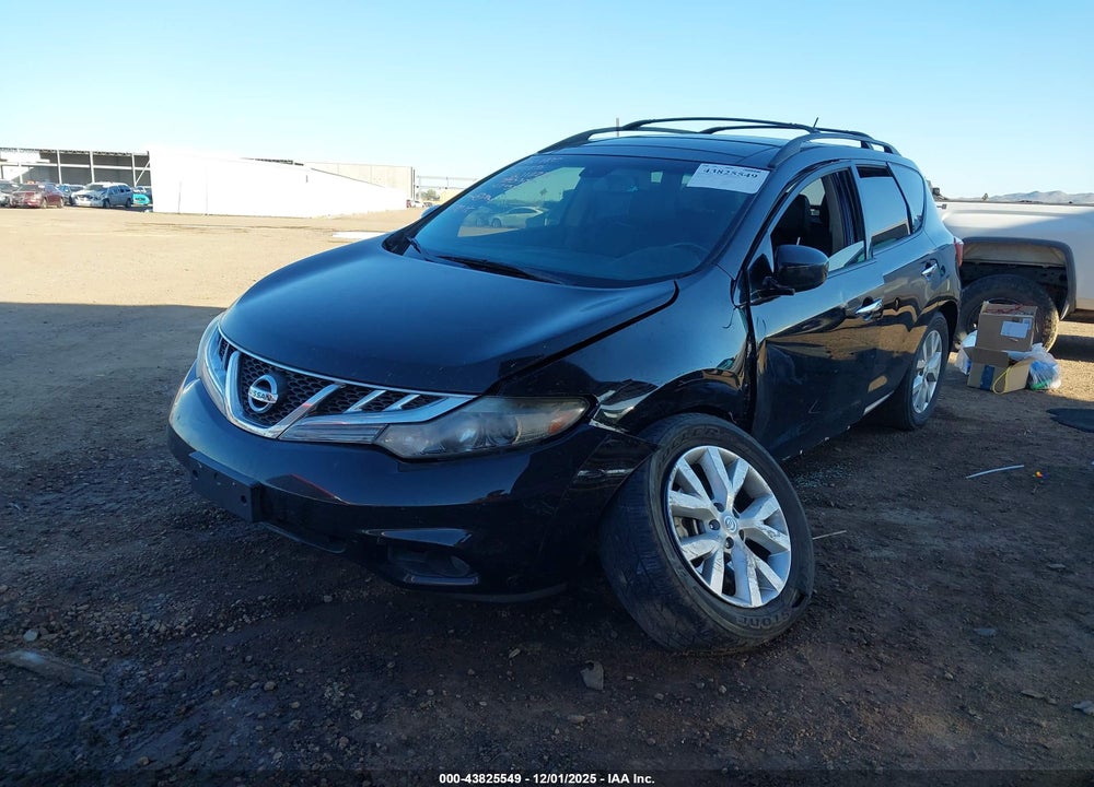 2012 NISSAN MURANO SL VIN: JN8AZ1MUXCW122111