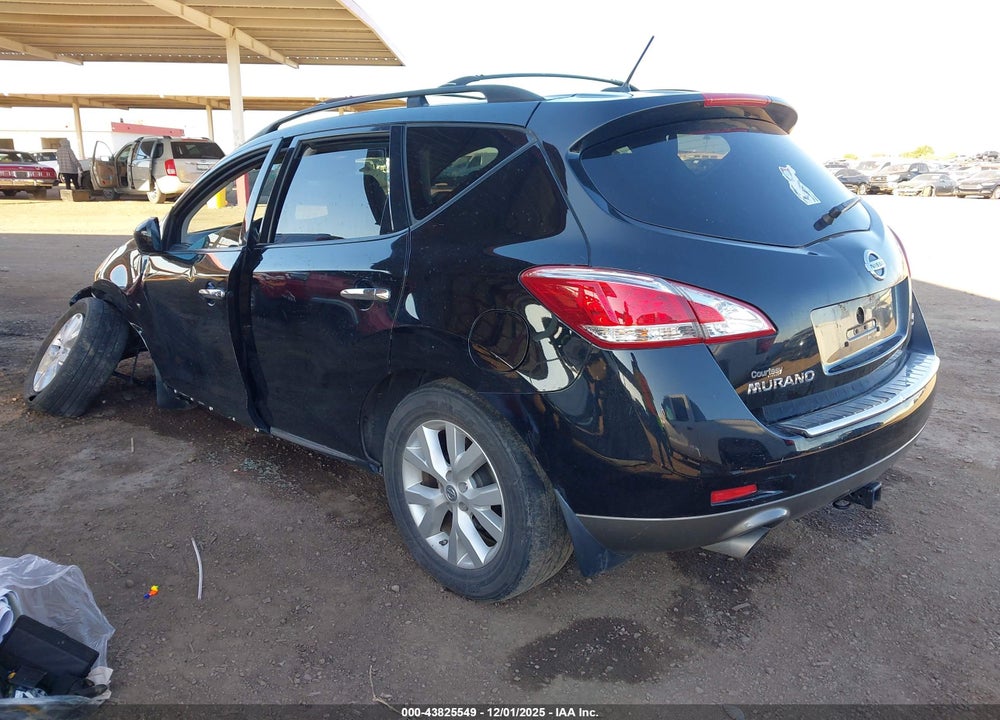 2012 NISSAN MURANO SL VIN: JN8AZ1MUXCW122111