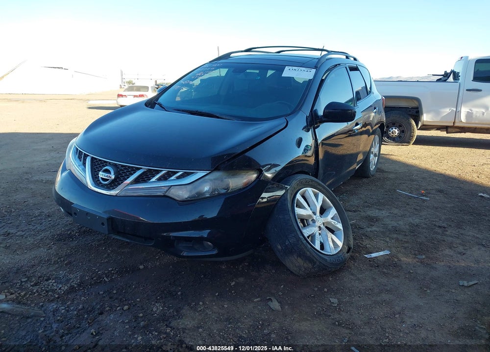 2012 NISSAN MURANO SL VIN: JN8AZ1MUXCW122111