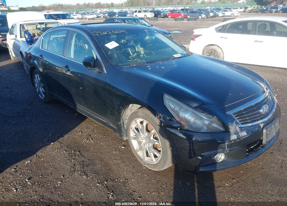 2013 INFINITI G37X VIN: JN1CV6AR3DM750279