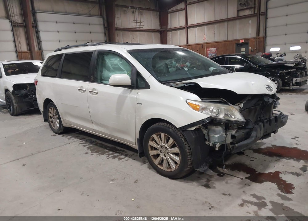 2016 TOYOTA SIENNA XLE PREMIUM 7 PASSENGER VIN: 5TDDK3DC5GS134432