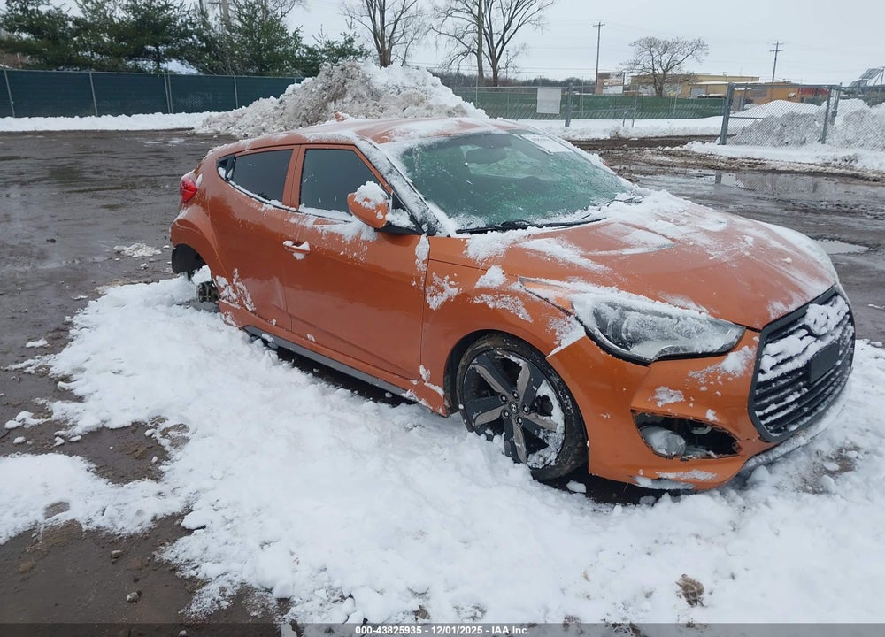 2015 HYUNDAI VELOSTER TURBO VIN: KMHTC6AE9FU221577