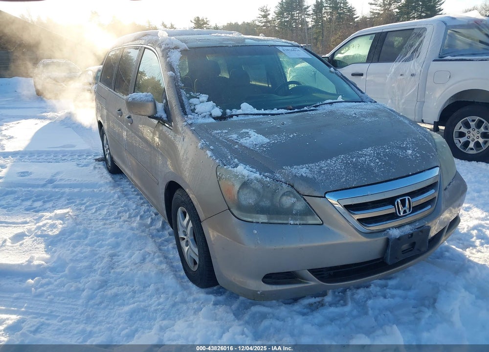 2005 HONDA ODYSSEY EX VIN: 5FNRL38455B068634